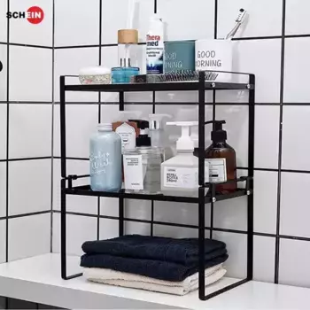 Полка «Schein» HD0062-S-WD на стол чёрная