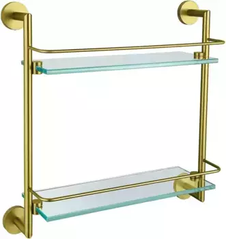 Полка в ванну «Allen Brau» Priority 6.31015-GB на стену брашированное золото