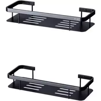 Полка в ванну «Am.Pm» Sense L A7453222 на стену чёрная матовая