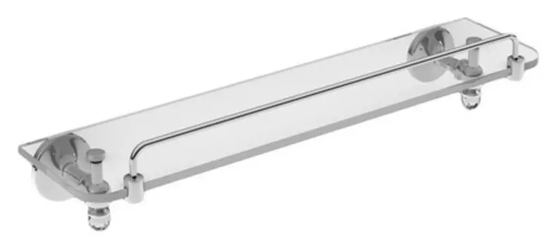 Полка в ванну «Art&Max» Antic Crystal AM-E-2682SJ-Cr на стену хром