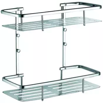 Полка в ванну «Azario» AZ8352 на стену хром