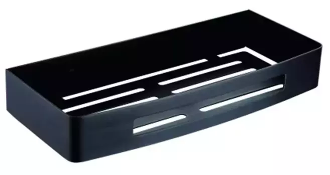 Полка в ванну «Azario» AZ-170B на стену чёрная матовая