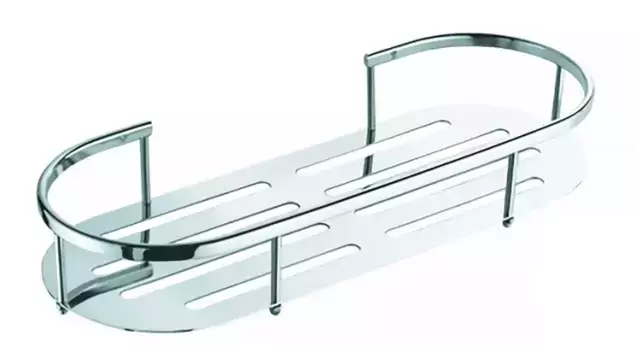 Полка в ванну «Azario» AZ-837 на стену хром