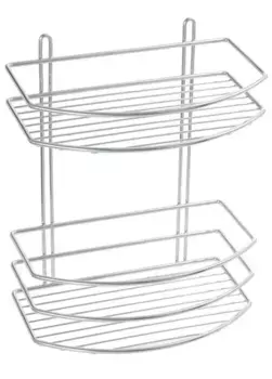 Полка в ванну «Fixsen» FX-720-2 на стену хром