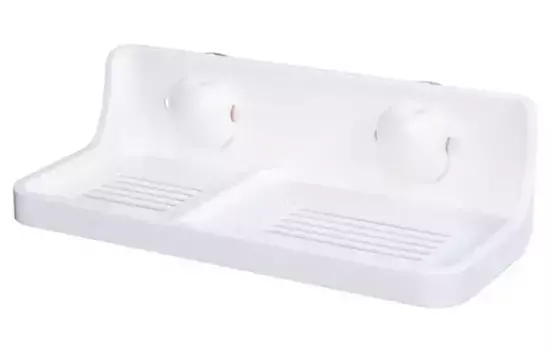 Полка в ванну «Grampus» Blonde GR-3309 на стену белая