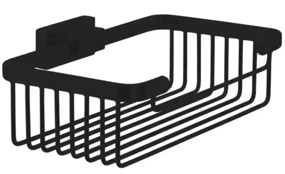 Полка в ванну «Inda» Lea A18510NE на стену чёрная матовая