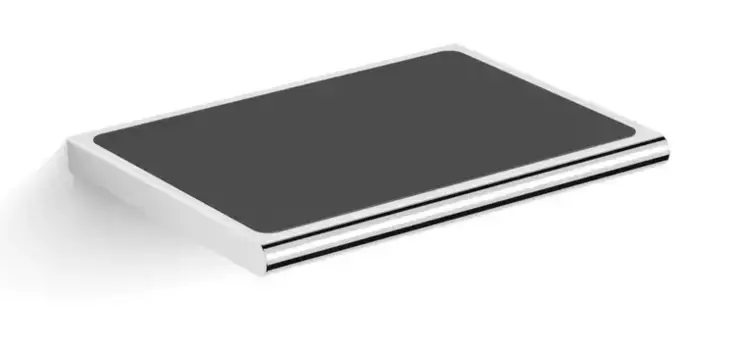 Полка в ванну «Langberger» Accessories 38051F на стену чёрная/хром