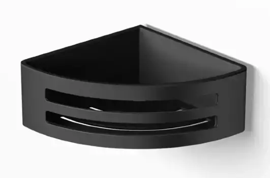 Полка в ванну «Langberger» Black Edition 75660-BPC на стену чёрная