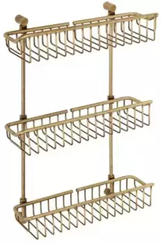 Полка в ванну «Migliore» Complementi 22022 на стену бронза