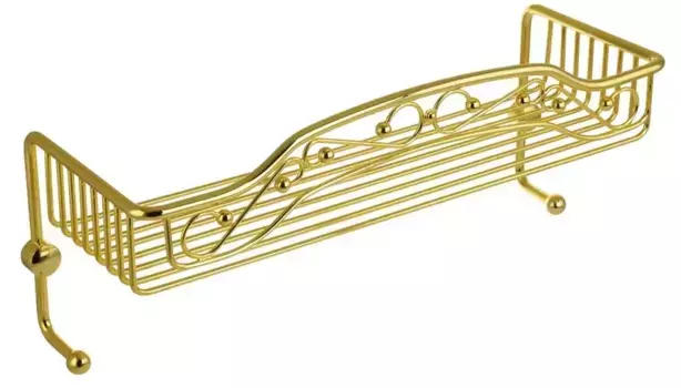 Полка в ванну «Migliore» Complementi 22048 на стену золото