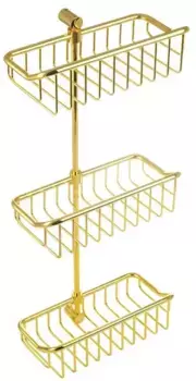 Полка в ванну «Migliore» Complementi 22052 на стену золото