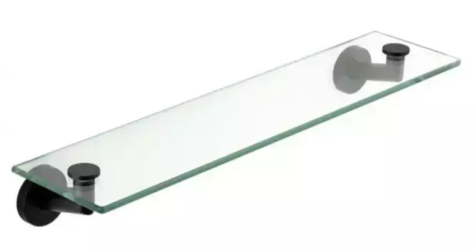 Полка в ванну «Remer» Guest GS40NO на стену чёрная матовая