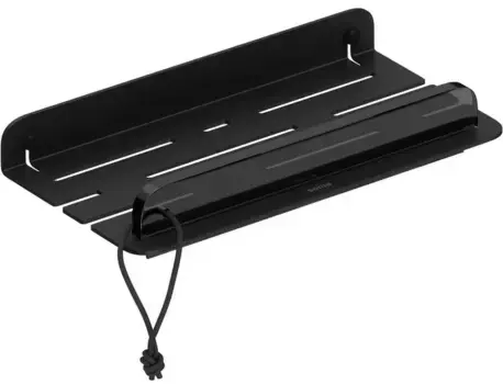 Полка в ванну «Sonia» Quick 185306 на стену чёрная матовая