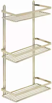 Полка в ванну «Tekno-tel» ES065G на стену золото