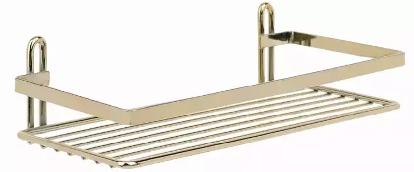 Полка в ванну «Tekno-tel» ES081G на стену золото