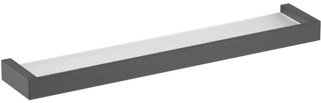 Полка в ванну «Timo» Petruma 15272/03 на стену чёрная матовая