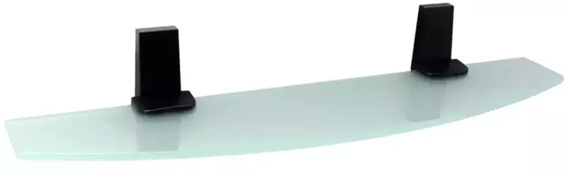 Полка в ванну «WasserKRAFT» Abens K-3224 на стену чёрная