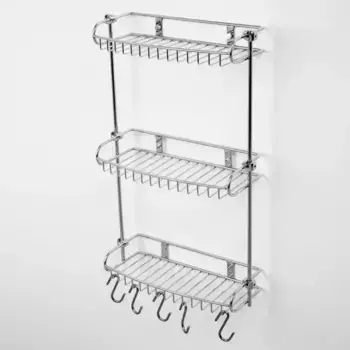 Полка в ванну «WasserKRAFT» K-1433 на стену хром