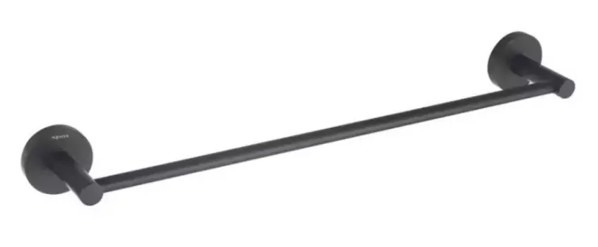 Полотенцедержатель «Акватек» Европа AQ4120MB на стену чёрный матовый