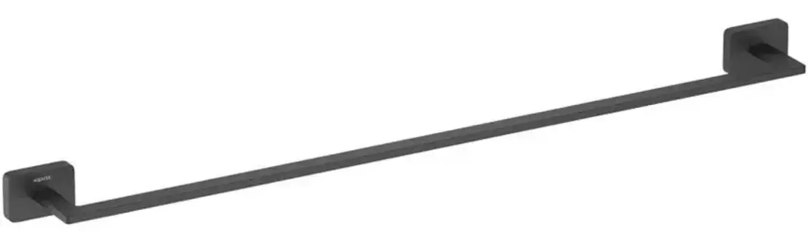 Полотенцедержатель «Акватек» Либра AQ4314MB на стену чёрный матовый