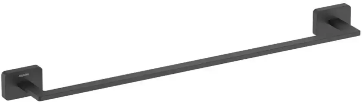 Полотенцедержатель «Акватек» Либра AQ4320MB на стену чёрный матовый