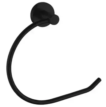 Полотенцедержатель «Aquanet» 4580MB на стену чёрный матовый