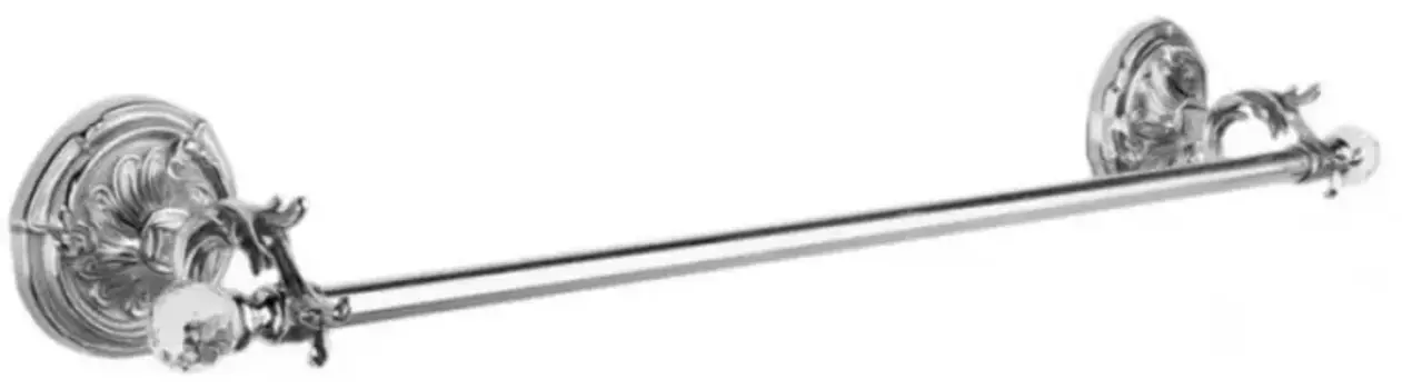 Полотенцедержатель «Art&Max» Barocco Crystal AM-1781-Cr-C на стену хром