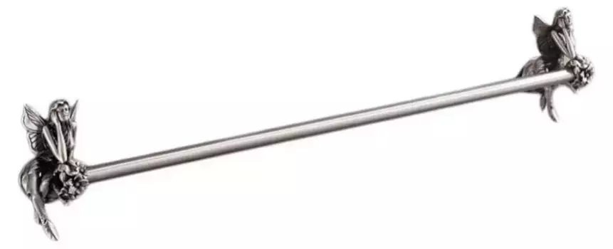 Полотенцедержатель «Art&Max» Fairy AM-B-0987-T на стену серебро