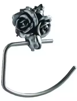 Полотенцедержатель «Art&Max» Rose AM-B-0916-T на стену серебро