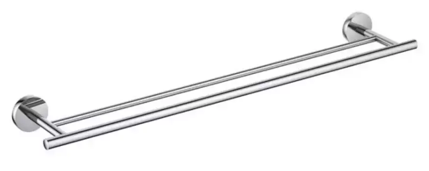 Полотенцедержатель двойной «Акватек» Оберон AQ4230CR на стену хром