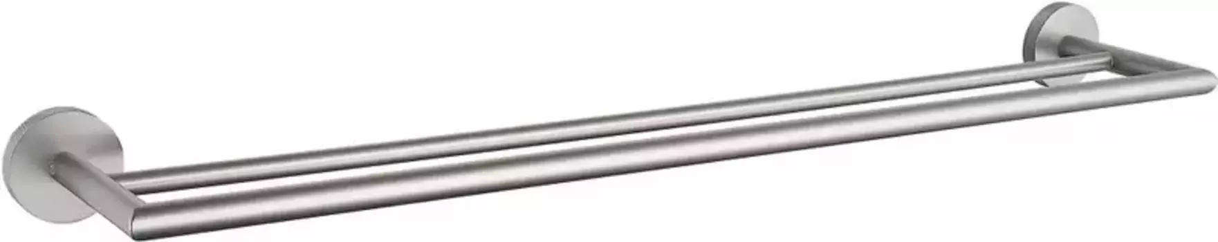 Полотенцедержатель двойной «Allen Brau» Priority 6.31012-BN на стену брашированный никель