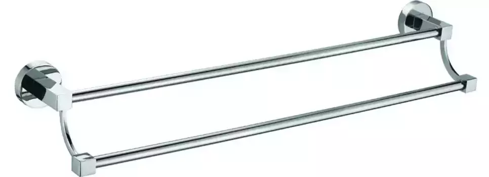 Полотенцедержатель двойной «Azario» Nessy AZ73102 на стену хром