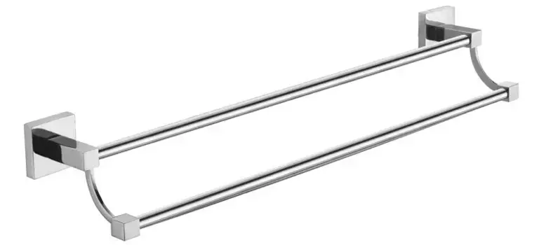 Полотенцедержатель двойной «Azario» Rina AZ87002 на стену хром