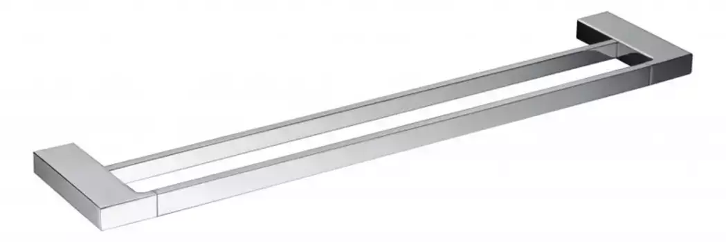 Полотенцедержатель двойной «Cezares» SLIDER-THD-60-01 на стену хром