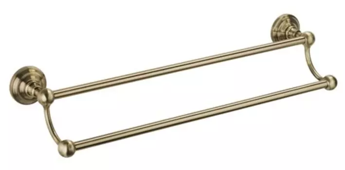 Полотенцедержатель двойной «Fixsen» Retro FX-83802 на стену бронза