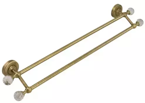 Полотенцедержатель двойной «Migliore» Amerida 16569 на стену бронза