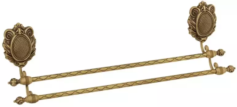 Полотенцедержатель двойной «Migliore» Cleopatra 16644 на стену бронза