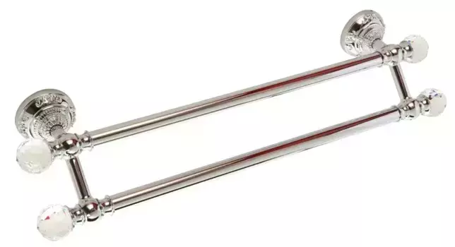 Полотенцедержатель двойной «Migliore» Cristalia 16812 на стену хром