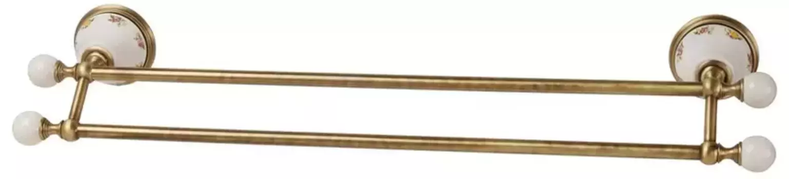 Полотенцедержатель двойной «Migliore» Provance 17633 на стену бронза