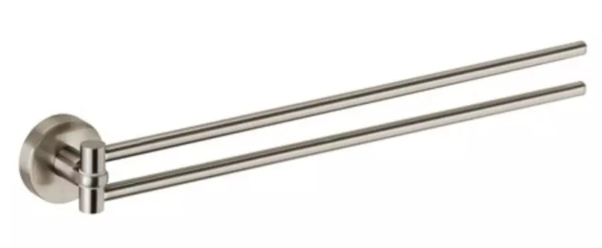 Полотенцедержатель двойной поворотный «Fixsen» Modern FX-51502A на стену сатин