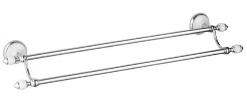 Полотенцедержатель двойной «Remer» Epoca EP33CR на стену хром