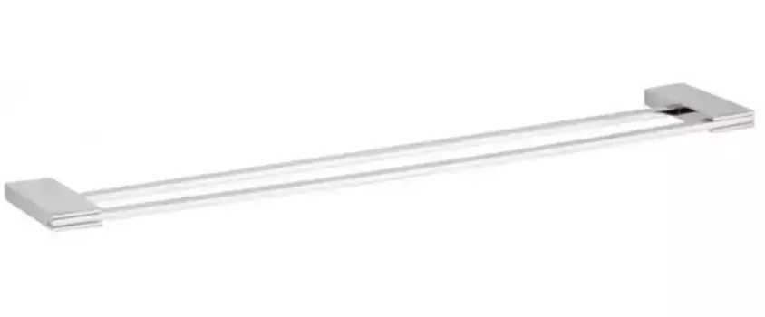 Полотенцедержатель двойной «Remer» Flat FT33CR на стену хром