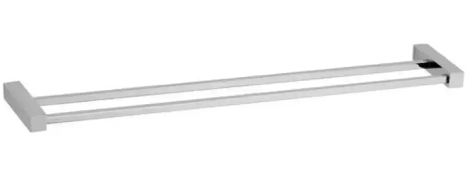 Полотенцедержатель двойной «Remer» SQ SQ33CR на стену хром