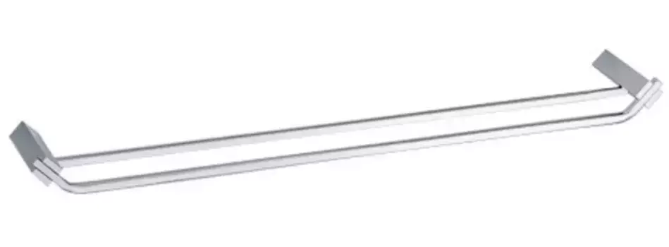 Полотенцедержатель двойной «Schein» Watteau 12821 на стену хром