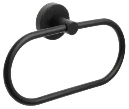 Полотенцедержатель «Fixsen» Comfort Black FX-86011 на стену чёрный матовый