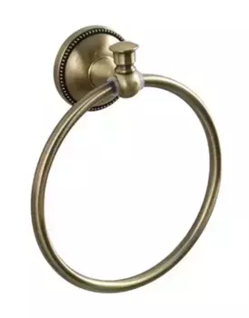 Полотенцедержатель «Grampus» Alfa GR-9511 на стену античная латунь