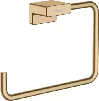 Полотенцедержатель «Hansgrohe» AddStoris 41754140 на стену шлифованная бронза