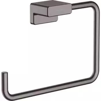 Полотенцедержатель «Hansgrohe» AddStoris 41754340 на стену шлифованный чёрный хром