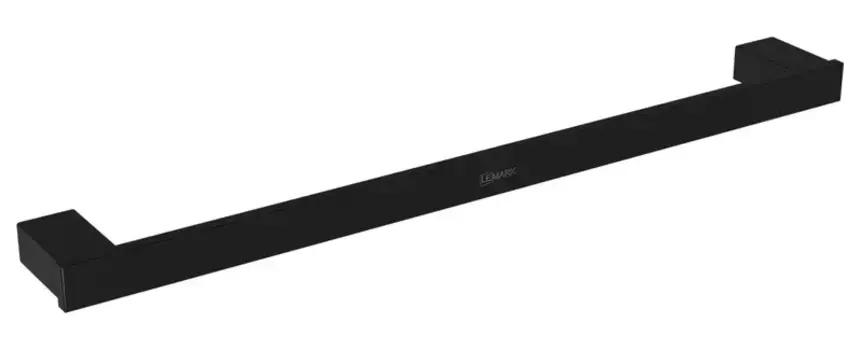 Полотенцедержатель «Lemark» Smooth Line 9782023 на стену чёрный матовый