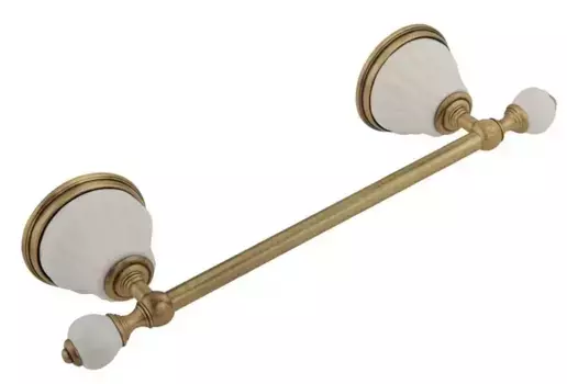 Полотенцедержатель «Migliore» Olivia 17437 на стену бронза/белый
